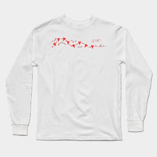 Heart Thread Long Sleeve T-Shirt